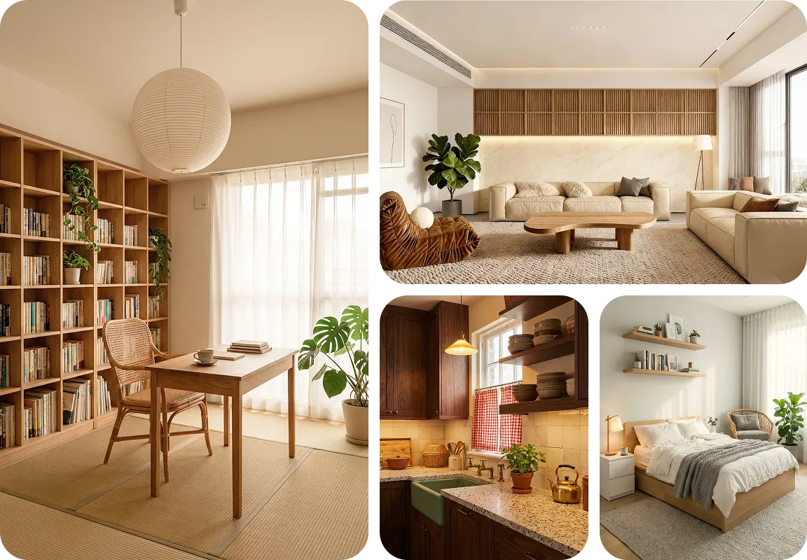 Wood interior
