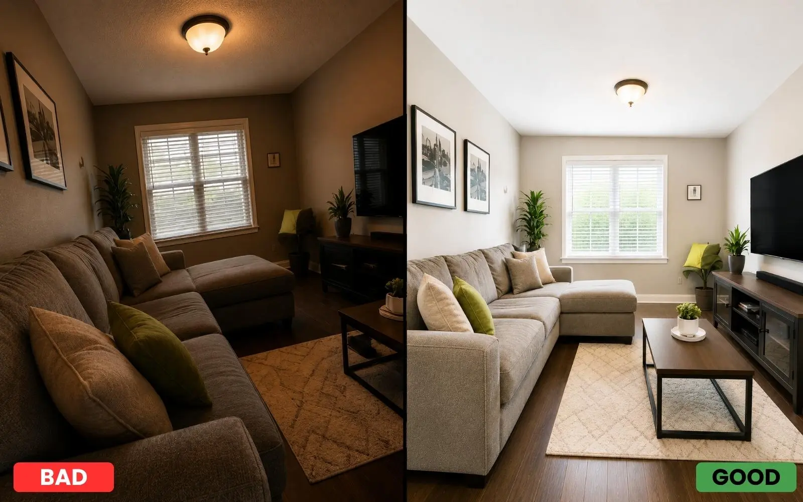 How to photograph a room for the best AI design result