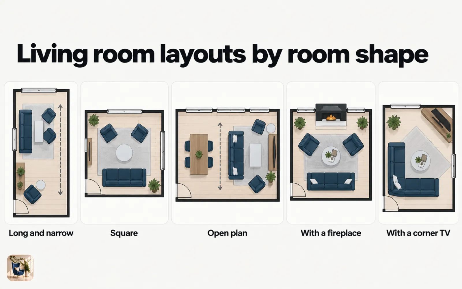 Living Room Layout Ideas for Every Room Shape