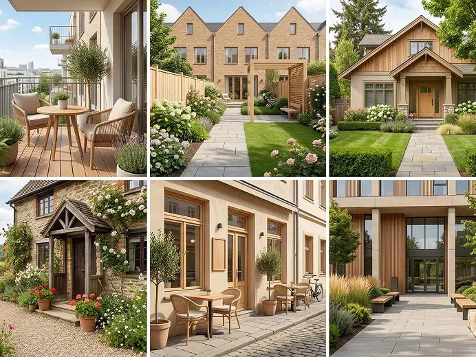 Various building types